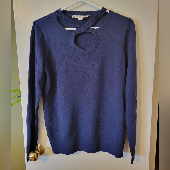 Michael Kors Blue Sweater Small - Picture 1 of 5